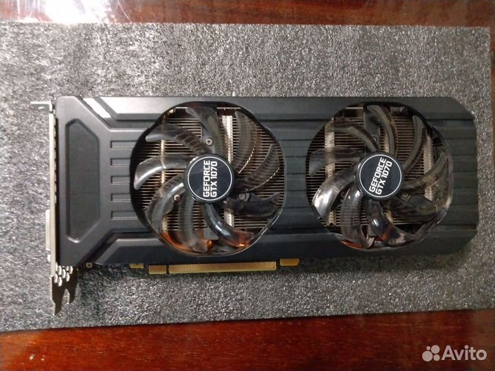 Видеокарта Palit GeForce GTX 1070 dual