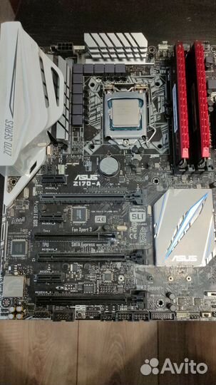 Intel core i7 6700k + asus z170-a+8гб