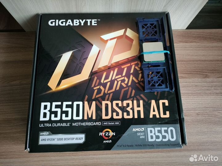 Комплект Ryzen 5600 / B550M DS3H AC Wi-Fi новый