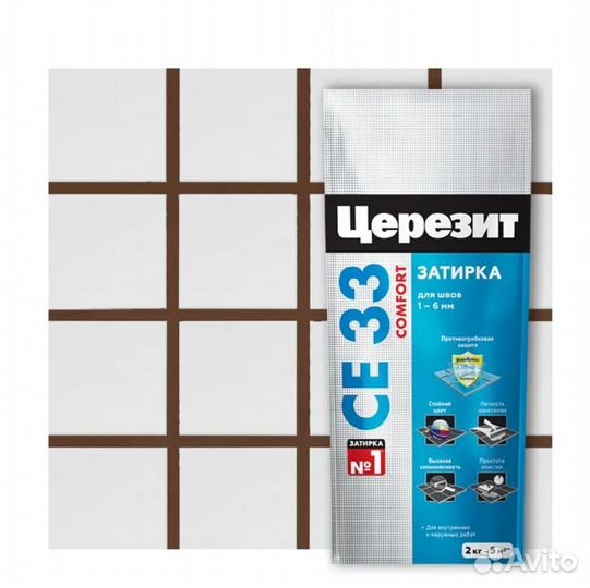 Шпатлевка финишная 20кг, затирка для швов Церезит