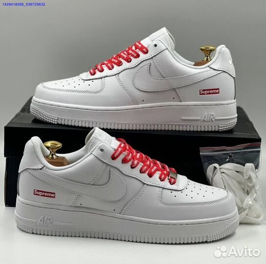Кроссовки Nike Air Force 1 Low & Supreme (Арт.45689)