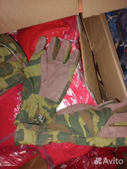 Перчатки на флисе