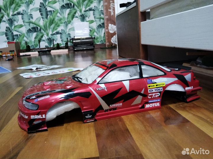 Rc кузов 1 10 дрифт кузов от silvia