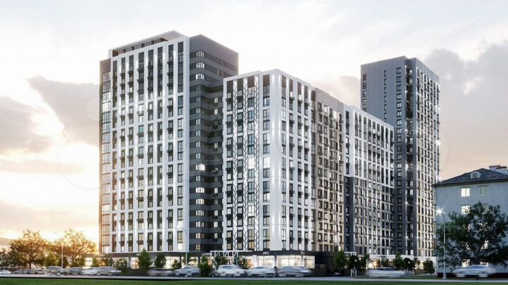 1-к. квартира, 52,9 м², 18/25 эт.