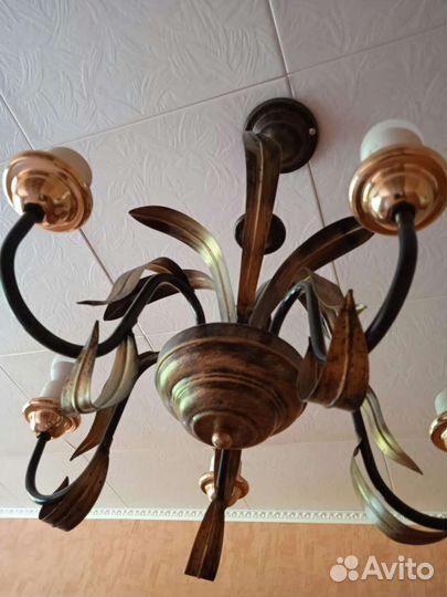 Люстра под бронзу