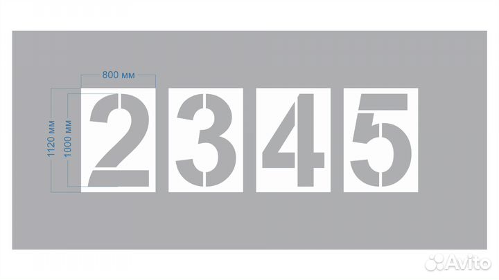 Трафарет для стен из оргстекла