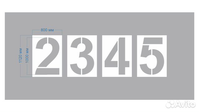 Трафарет для стен из оргстекла