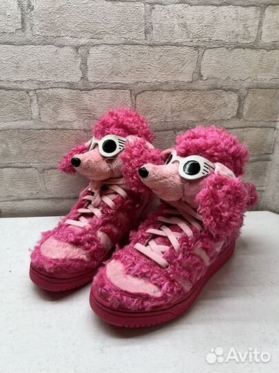 Кроссовки Adidas X Jeremy Scott Pink Poodle ориг