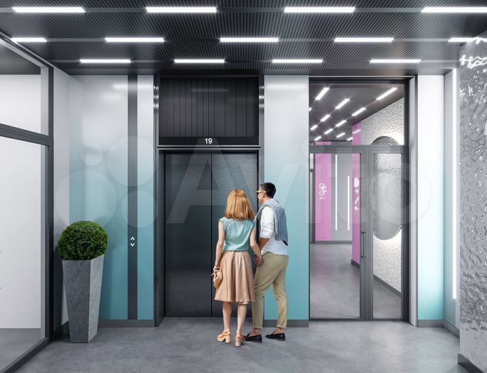 2-к. квартира, 61,6 м², 11/24 эт.