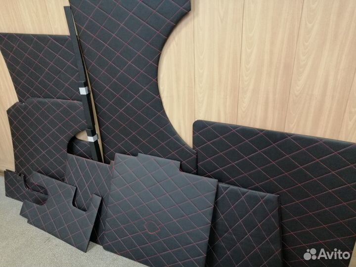Обивка салона УАЗ 452 Буханка прошивка в ромб