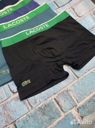 Трусы мужские боксеры lacoste