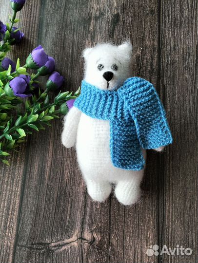 Игрушки ручной работы. Вязаный Мишка