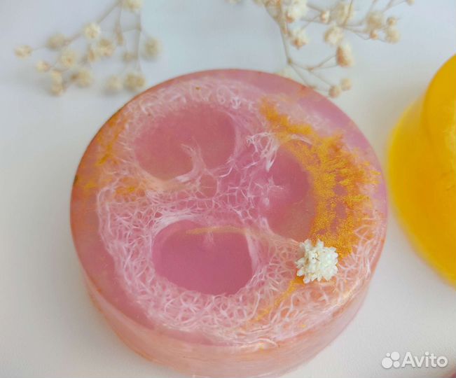 Мыло с люфой