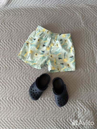 Сабо crocs c6 плавки детские 80