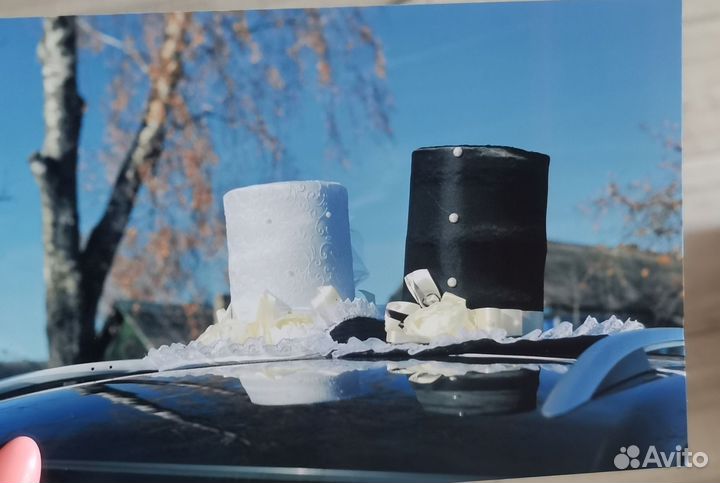 Свадебные украшения на машину