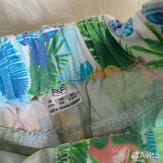 Шорты джинсовые на малыша 3-6м F&F