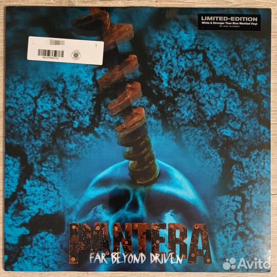 Pantera - Far Beyond Driven (бело-синий винил)