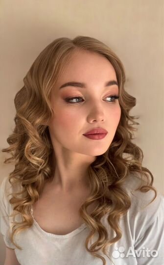 Макияж и прическа полный образ