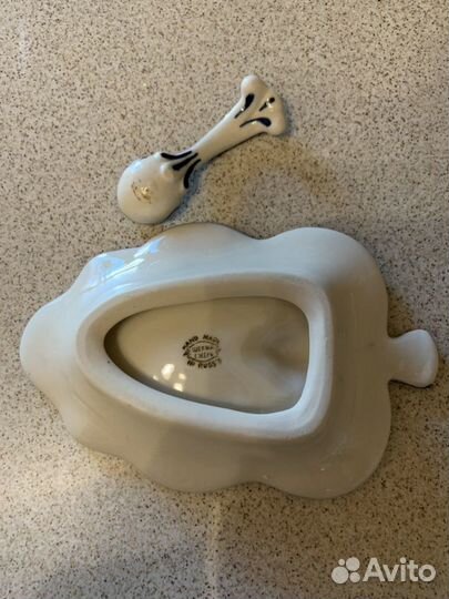 Икорница Гжель