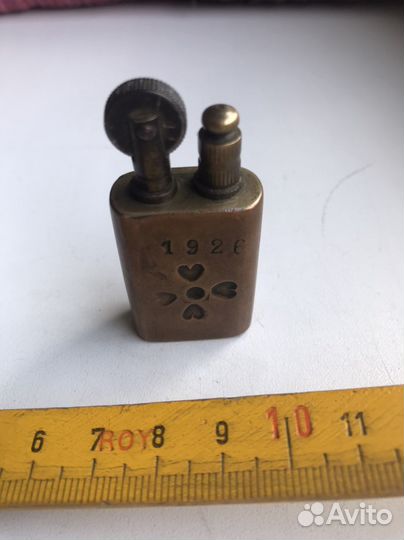 Зажигалка бензиновая времен первой мировой войны