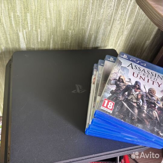 Sony playstation 4 slim с играми