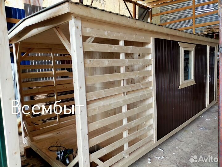 Бытовка 6 на 2 теплая для зимы