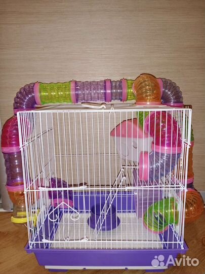 Клетка 2-х этажная с лабиринтом