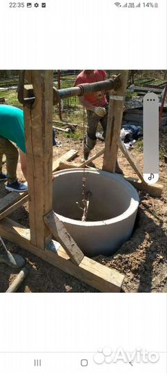 Копка колодцев,чистка, углубление, доставка колец