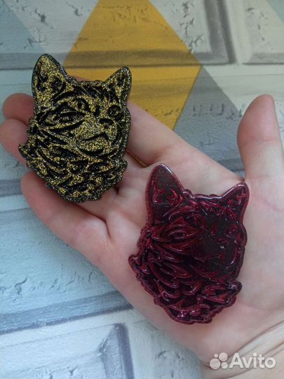 Броши коты Котоброши