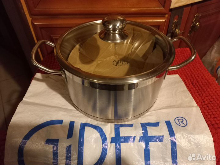 Нержавейка* Кастрюля Gipfel,подносы и прочее