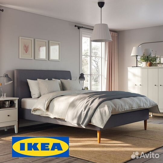 Элегантная кровать 160х200 икеа idanas