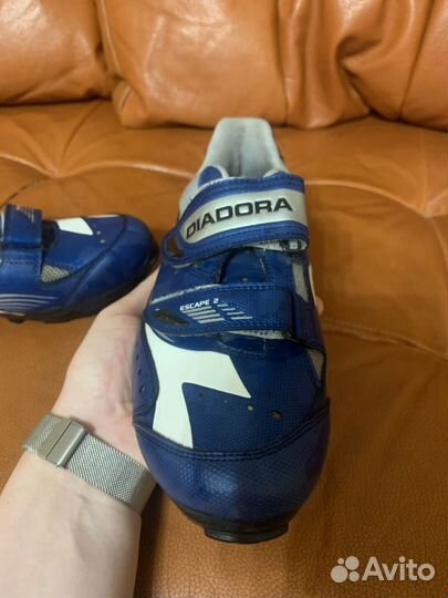 Велотуфли(контактные ботинки ) diadora р44