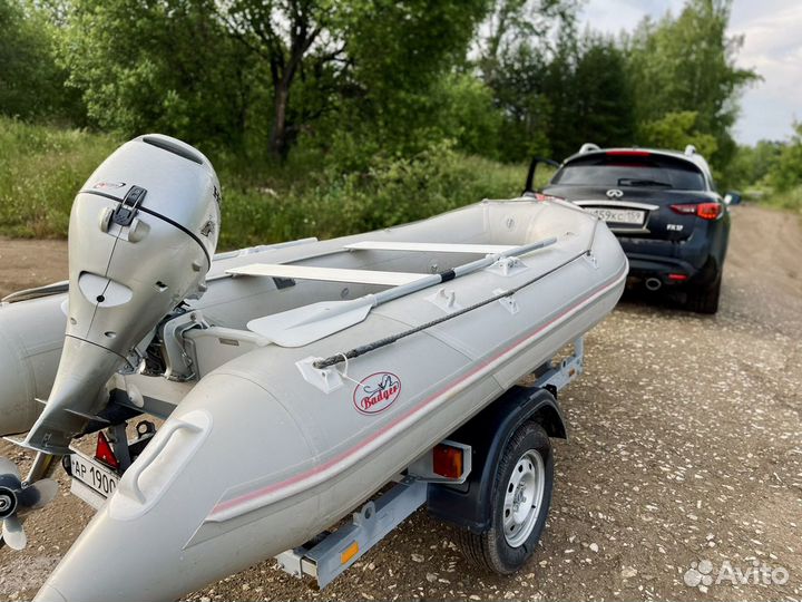 Лодка пвх с мотором и прицепом