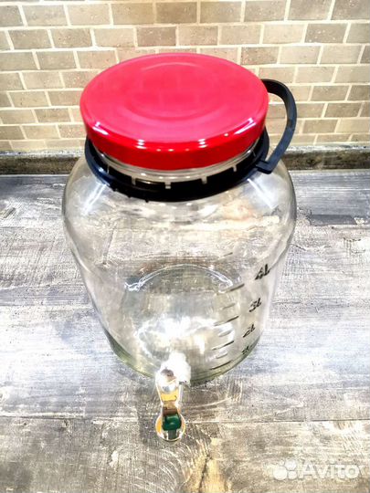 Лимонадник с краном 5л. Диспенсер для напитков