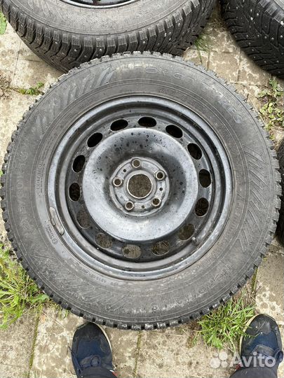 Колеса в сборе r16 зимние skoda