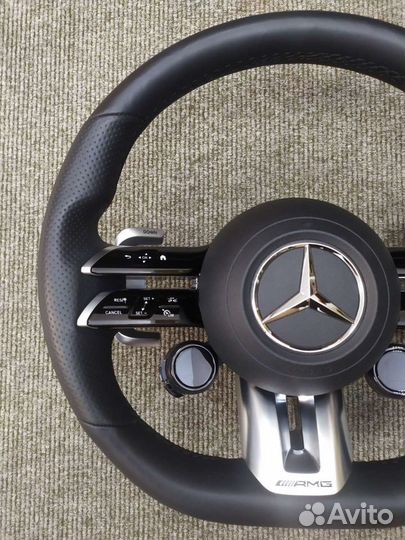 Руль AMG 6.3 на Mercedes W223 C W206 CLS C257 W213