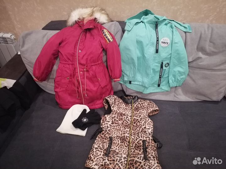 Верхняя одежда для девочки пакетом
