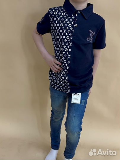 Комплект джинсы и поло Louis Vuitton