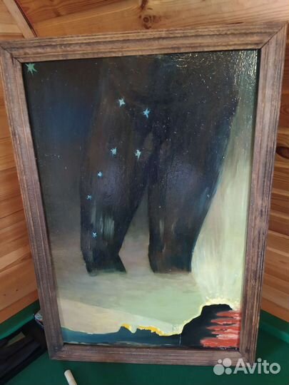 Картина Ню Новиков 70х50 1990 г