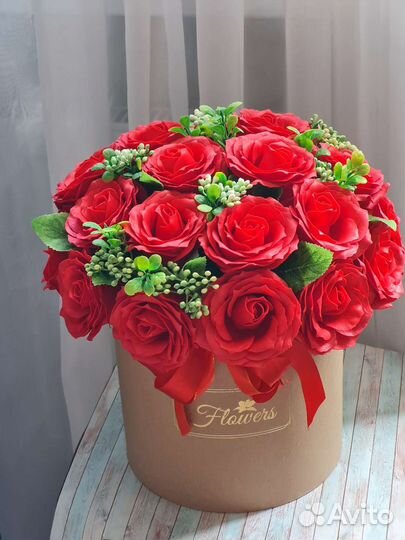 Букеты из мыльных роз. В наличии