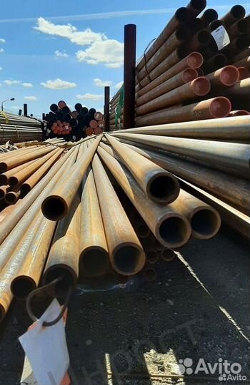 Прямошовная стальная труба 820х10 по ГОСТ 20295-85* из стали 17Г1с-у со склада Санкт-Петербург с дос