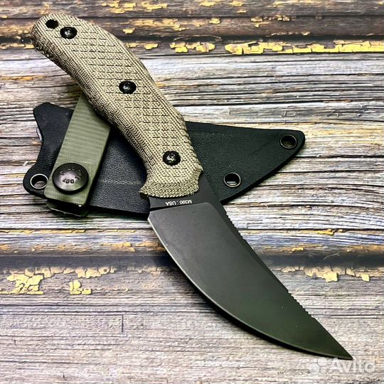 Нож Bastinelli Creations BAS233G Chopper, M390 Bla