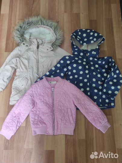 Куртка, парка, ветровка h&m на девочку 2-4 г