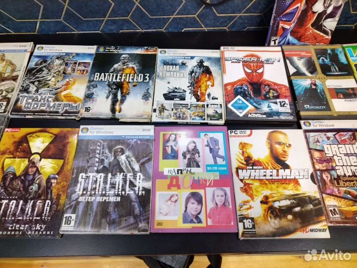 Игры на пк и DVD диски