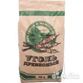 Уголь древесный, жидкость для розжига