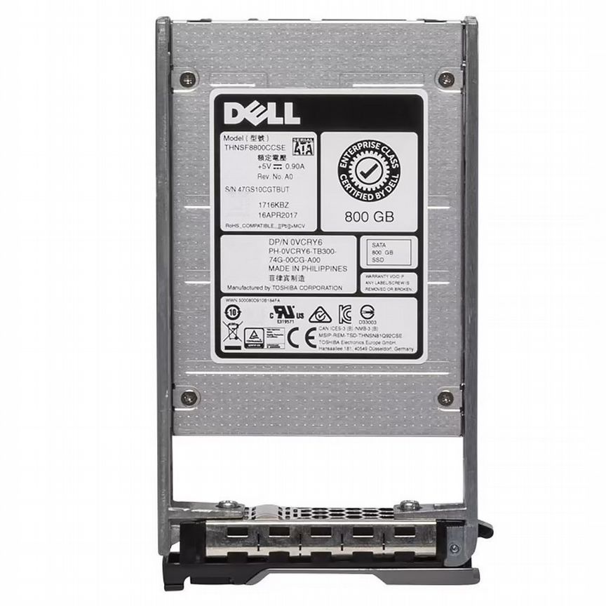 [VCRY6] Жесткий Диск Dell 800gb Sata3 2,5" Ssd Vcry6