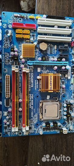 Материнская плата с процессором