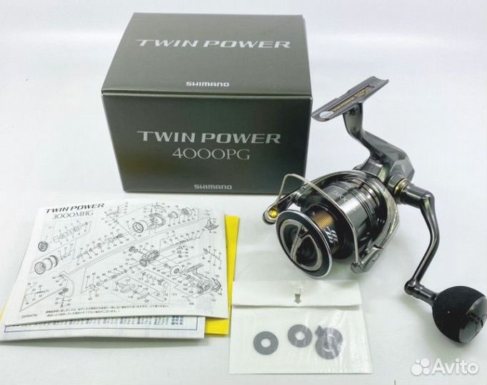 Катушка Shimano 24 Twin Power 4000PG JDM