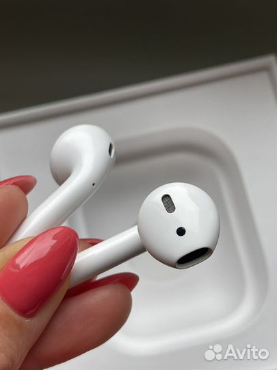 Наушники беспроводные airpods 2 оригинал