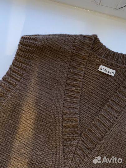 Жилет Aim clo кофейный